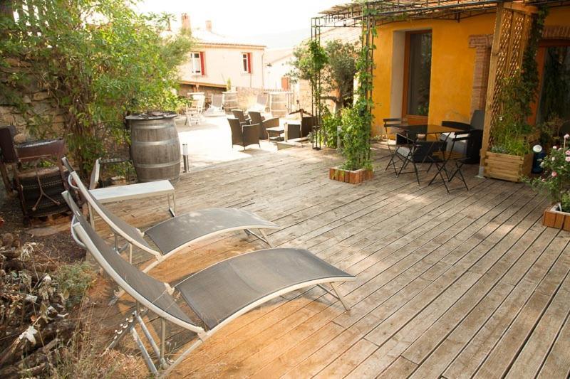 Domaine Les Cascades Bed & Breakfast Ribaute Dış mekan fotoğraf